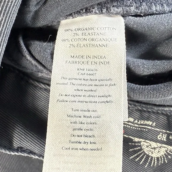 Faherty Pants Men's 31x32 Movement 5 Pocket Stretch Casual Performance Dark Blue - Picture 5 of 8